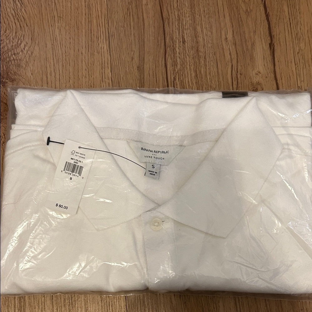 Banana Republic White Polo Men's Shirt